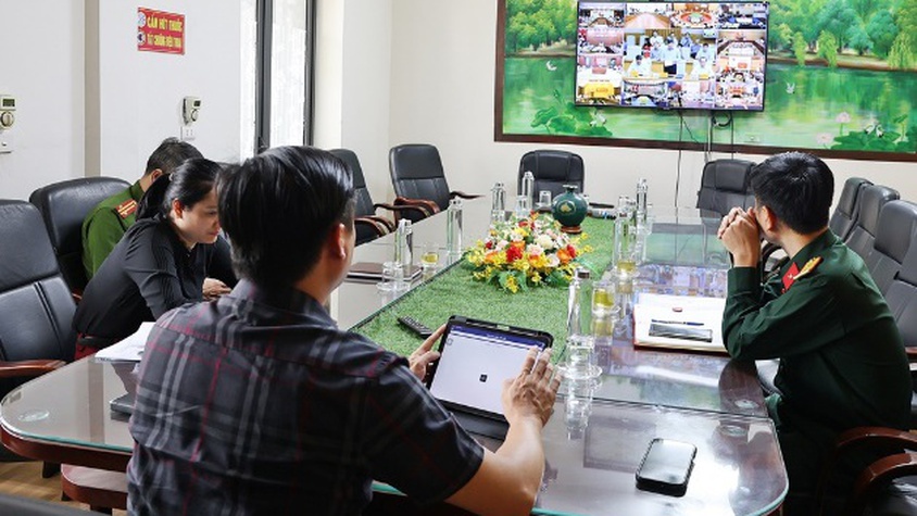 Điểm cầu xã Xuân Mai: Đồng chí Chủ tịch UBND xã dự hội nghị toàn quốc về công tác phòng, chống thiên tai năm 2026