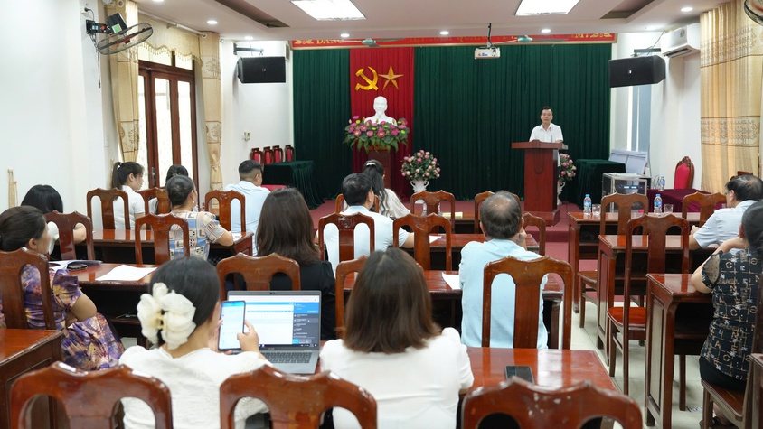 Hội nghị Ban Chấp hành Hội Chữ thập đỏ xã Thanh Oai lần thứ 2 (mở rộng)