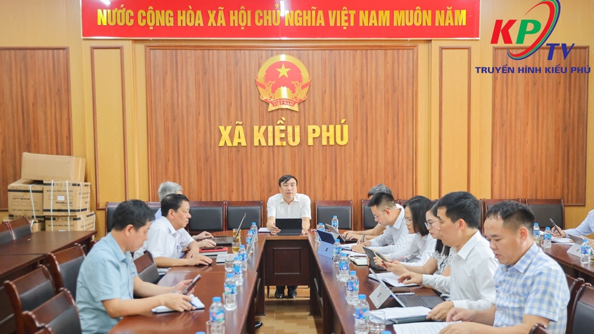 Thường trực Đảng uỷ xã đã tổ chức Hội nghị giao ban Ban Chỉ đạo các dự án trọng điểm trên địa bàn.