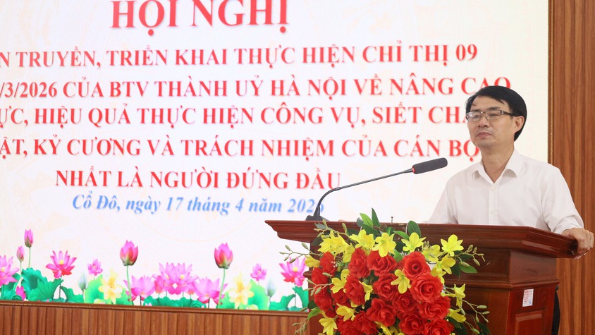 MẶT TRẬN TỔ QUỐC XÃ CỔ ĐÔ TỔ CHỨC HỘI NGHỊ TRIỂN KHAI NHIỆM VỤ QUÝ II NĂM 2026 VÀ PHÁT ĐỘNG ỦNG HỘ QUỸ “VÌ BIỂN ĐẢO VIỆT NAM”