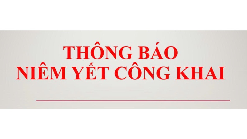 Thông báo niêm yết danh sách công khai kết quả kiểm tra hồ sơ đăng ký, cấp GCN QSD đất (lần đầu) 