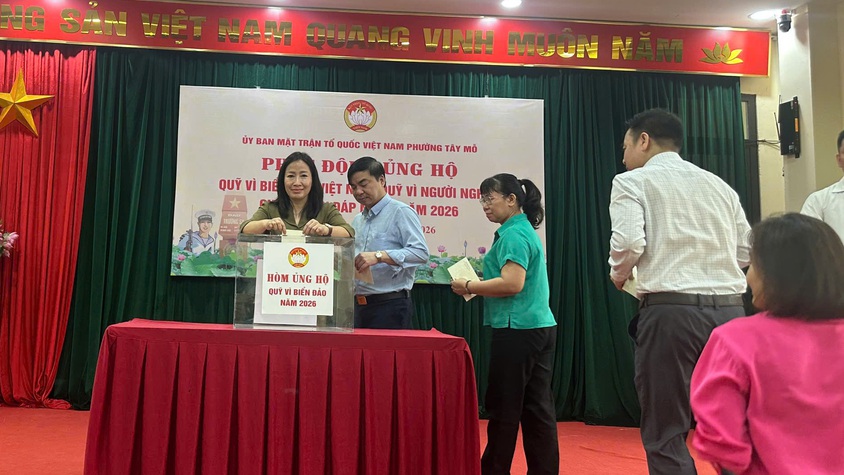 Phường Tây Mỗ phát động ủng hộ Quỹ 