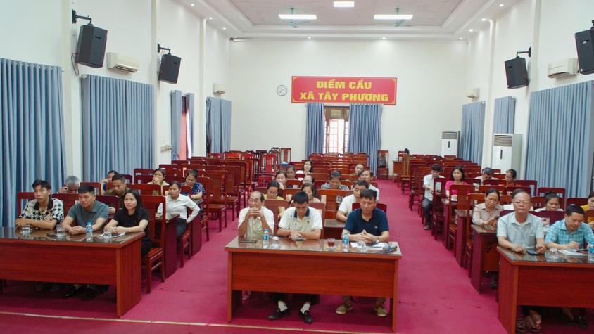 Xã Tây Phương tổ chức Hội nghị tập huấn nghiệp vụ điều tra, tính thu nhập bình quân đầu người năm 2026