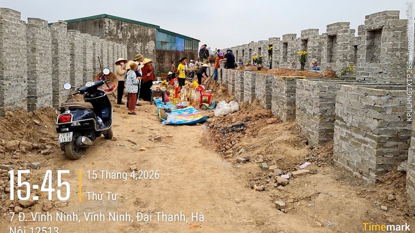 Tuyên truyền vận động 604 gia đình di chuyển mộ vào khu vực tập trung