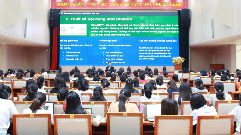 Phường Hà Đông tập huấn ứng dụng trí tuệ nhân tạo AI trong hoạt động giáo dục mầm non