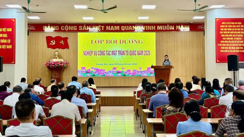 Mặt trận phường Tương Mai: Bồi dưỡng nghiệp vụ công tác mặt trận tổ quốc năm 2026 - Để mỗi cán bộ mặt trận là người tiên phong trong chuyển đổi số