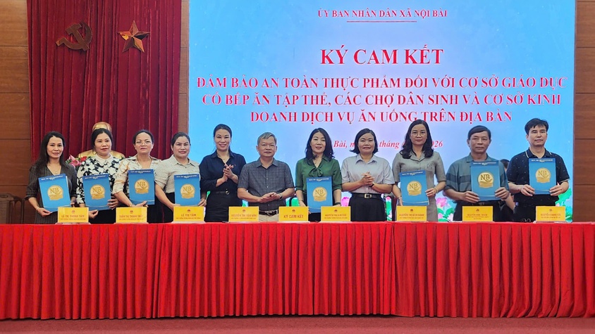 UBND xã Nội Bài triển khai Tháng hành động vì an toàn thực phẩm năm 2026