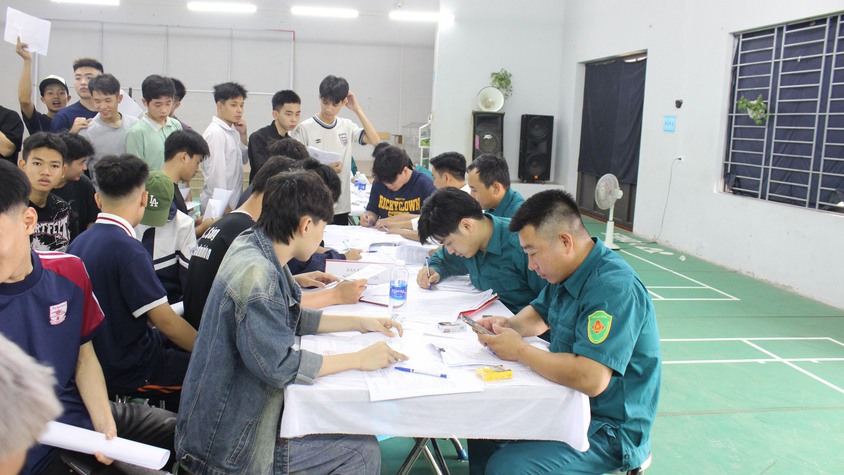 Ban chỉ huy quân sự xã tiếp tục tổ chức đăng ký NVQS, DQTV năm 2026