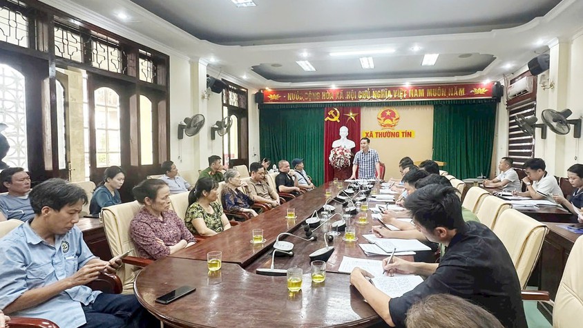 Thường Tín tổ chức đối thoại trước khi cưỡng chế thu hồi đất thi công Vườn hoa Nguyễn Du