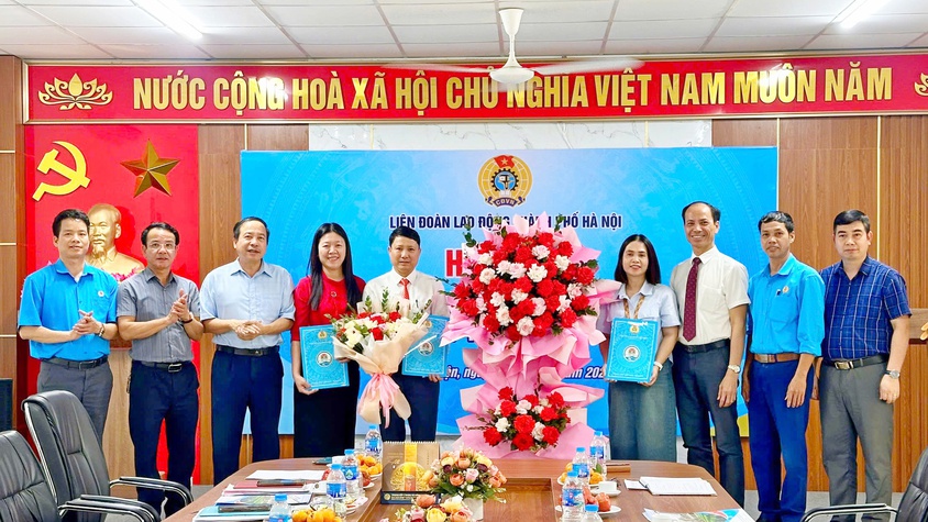 Thành lập Công đoàn cơ sở Trường Trung cấp Y dược và Công nghệ Hà Nội