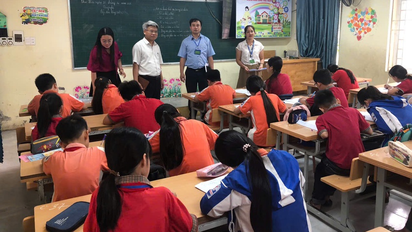 Hồng Sơn tổ chức giao lưu học sinh năng khiếu môn toán, tiếng việt tiểu học cấp xã năm học 2025-2026