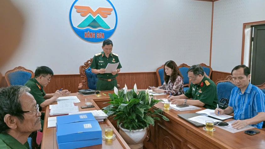 Hội CCB thành phố Hà Nội kiểm tra công tác Hội và hoạt động ủy thác vay vốn tại Hội CCB xã Hồng Sơn