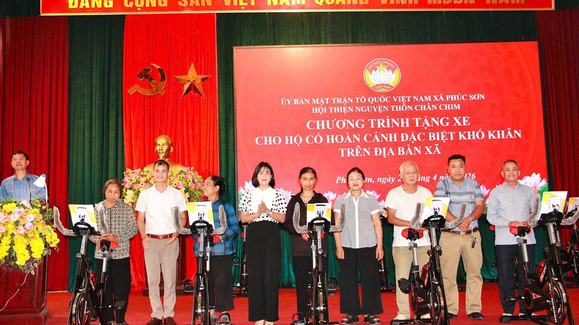 LAN TỎA NGHĨA TÌNH TỪ NHỮNG CHIẾC XE ĐẠP TẬP – DẤU ẤN NHÂN VĂN Ở PHÚC SƠN