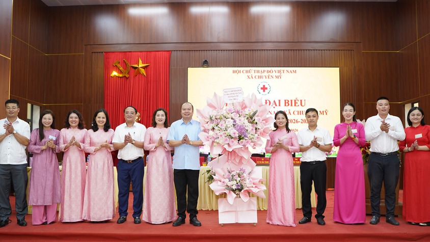 Hội Chữ thập đỏ xã Chuyên Mỹ tổ chức Đại hội lần thứ I, nhiệm kỳ 2026-2031