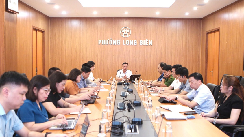 Hội đồng nhân dân phường Long Biên họp triển khai hoạt động giám sát lĩnh vực giáo dục