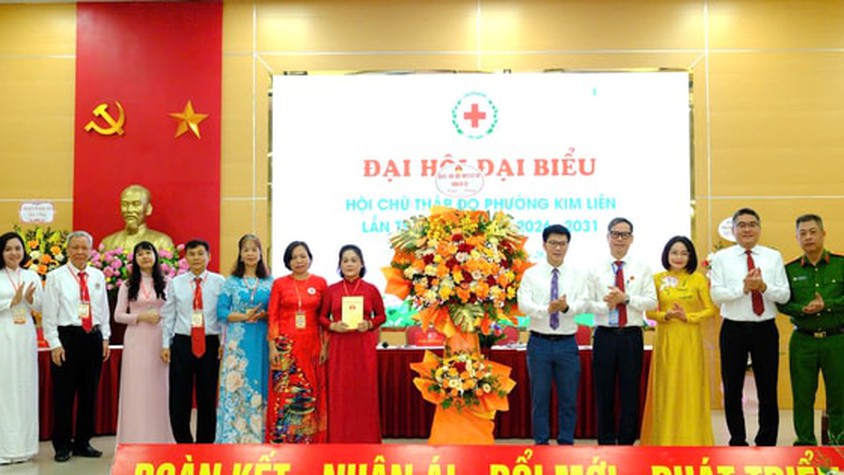 Hội Chữ thập đỏ phường Kim Liên: Kiện toàn tổ chức, nâng tầm hoạt động nhân đạo