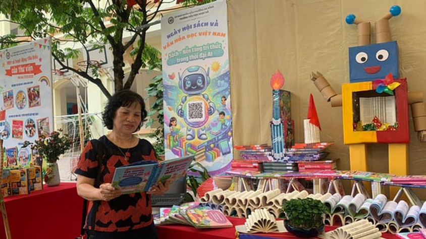 Phường Ba Đình hưởng ứng Ngày Sách và Văn hóa đọc Việt Nam 2026