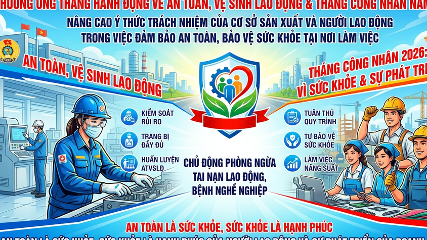 Chủ động phòng ngừa, kiểm soát các nguy cơ mất AN TOÀN, VỆ SINH LAO ĐỘNG tại nơi làm việc