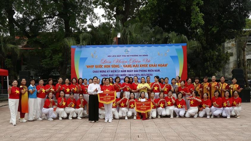 Sôi nổi liên hoan dân vũ “Nhịp bước non sông – Vang mãi khúc khải hoàn” năm 2026