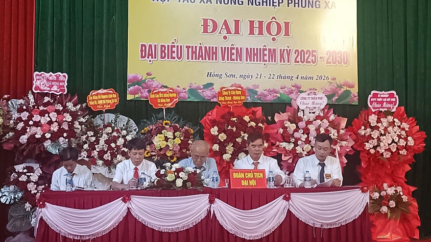 Đại hội Hợp tác xã Nông Nghiệp Phùng Xá tổ thành công, đề ra hướng phát triển trong nhiệm kỳ mới