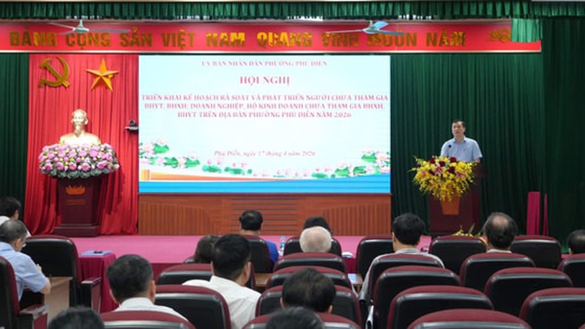 Trước 31-5, phường Phú Diễn hoàn thành rà soát người chưa tham gia bảo hiểm xã hội