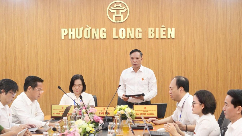 Kỳ họp thứ hai, HĐND phường Long Biên khóa II, nhiệm kỳ 2026-2031 thành công tốt đẹp: Thông qua 6 nghị quyết