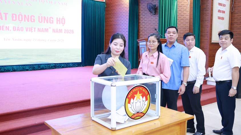 Xã Yên Xuân phát động ủng hộ quỹ “Vì biển, đảo Việt Nam năm 2026