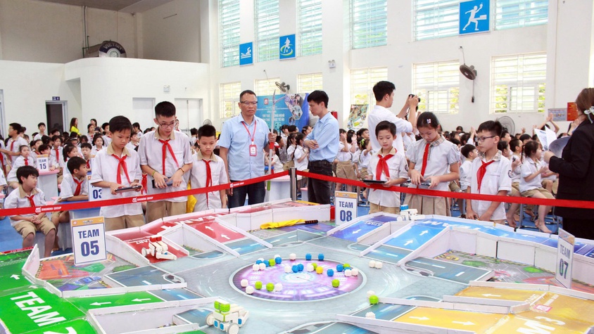 Gần 1.000 học sinh Tiểu học Vạn Bảo hào hứng 