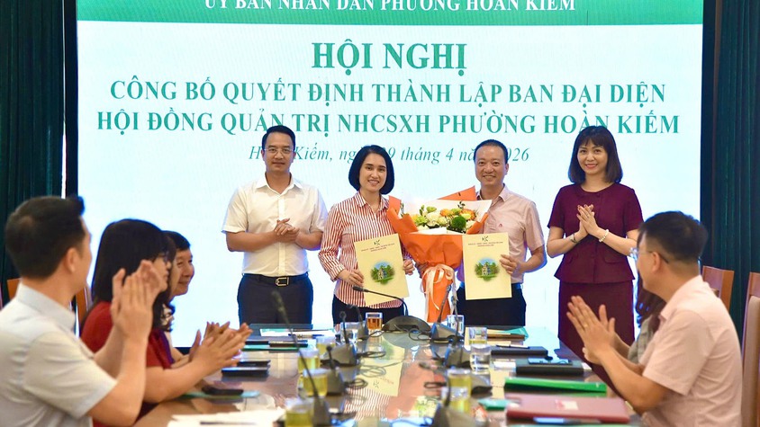 Thành lập Ban Đại diện Hội đồng quản trị Ngân hàng Chính sách xã hội phường Hoàn Kiếm