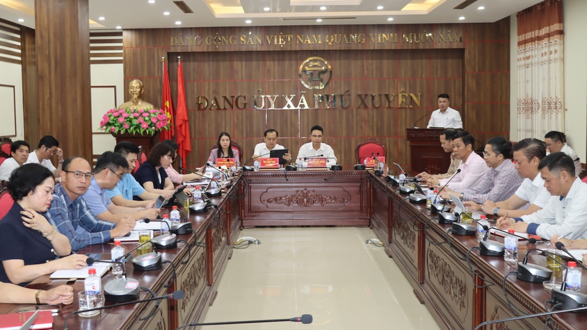 Đảng ủy – HĐND – UBND – Ủy ban MTTQ Việt Nam xã Phú Xuyên giao ban trực tuyến tháng 4 năm 2026