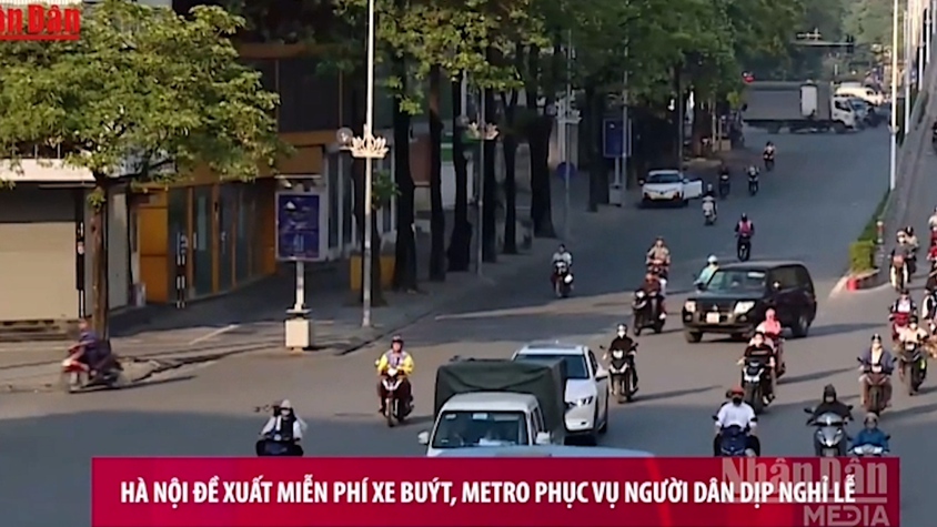 Hà Nội đề xuất miễn phí xe buýt, metro phục vụ người dân dịp nghỉ lễ