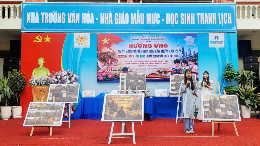 Phường Phú Lương phát động Ngày hội Sách và Văn hóa đọc với chủ đề “Sách - tri thức - khát vọng phát triển đất nước”
