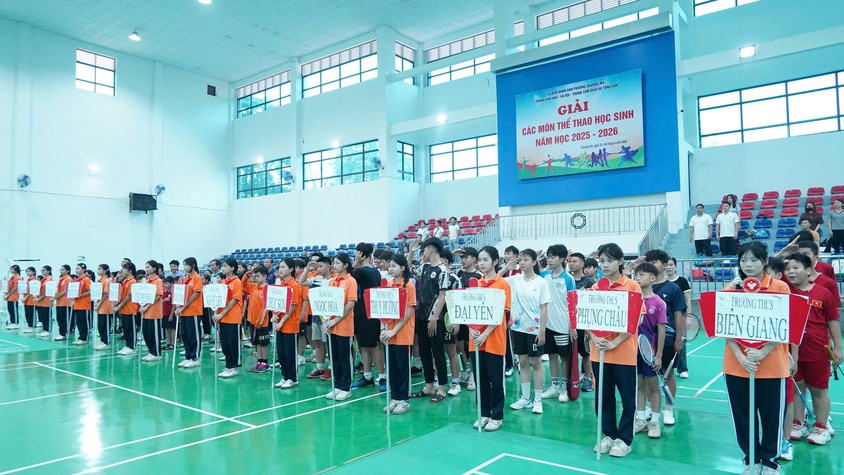 Khai mạc Giải thể thao học sinh phổ thông phường Chương Mỹ