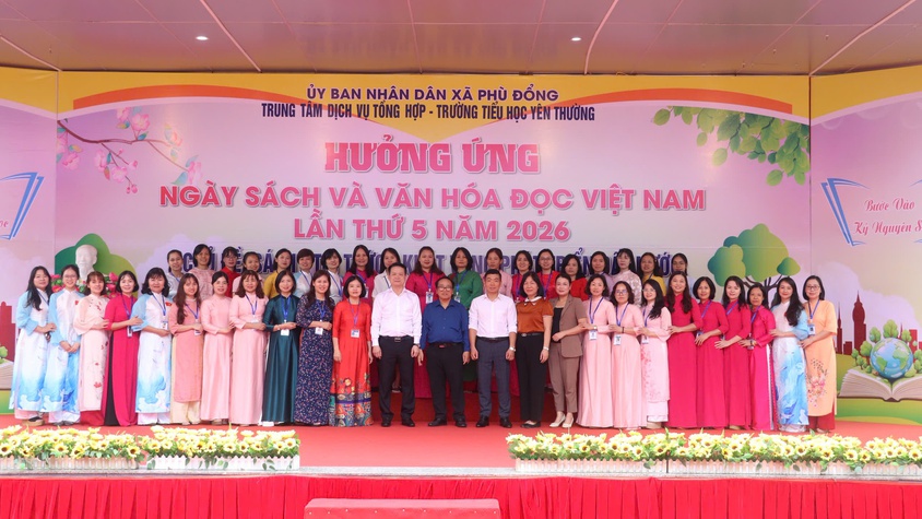 xã Phù Đổng phát động hưởng ứng Ngày sách và Văn hóa đọc Việt Nam 