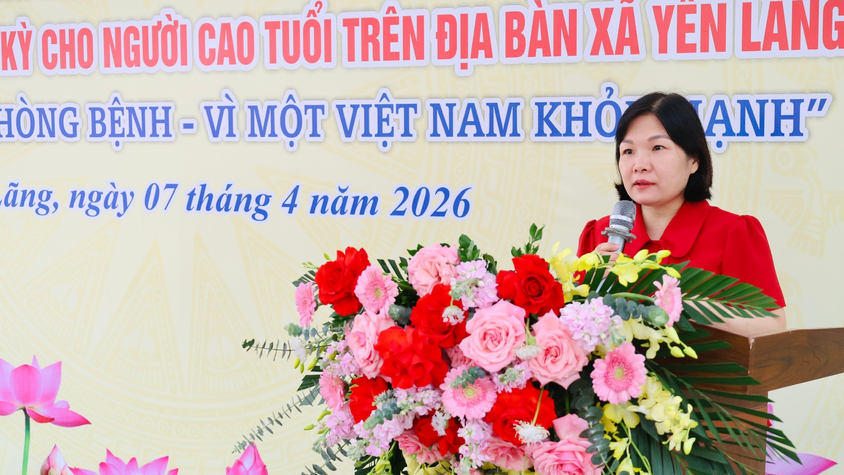 Yên Lãng hưởng ứng Ngày Sức khỏe toàn dân 07/4