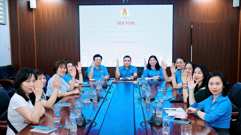 Công đoàn phường Cầu Giấy tổ chức Hội nghị Ban Chấp hành lần thứ III, nhiệm kỳ 2025–2030