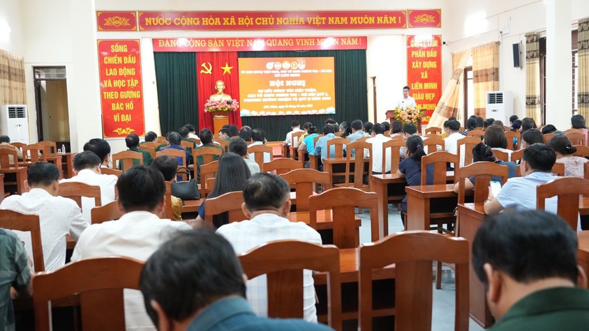 Hội nghị Sơ kết công tác Mặt trận, các tổ chức chính trị- xã hội xã Quý I năm 2026