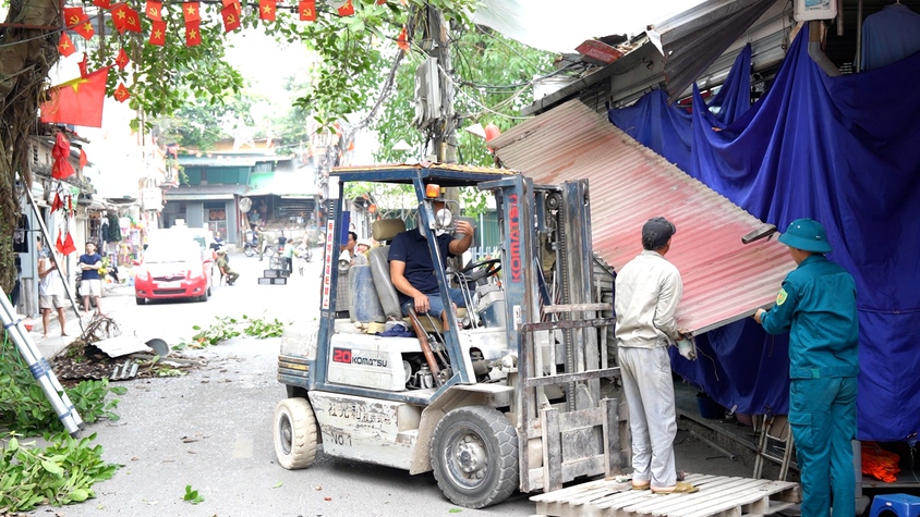 Thanh Oai kiên trì lập lại trật tự đô thị, xây dựng diện mạo địa phương văn minh, sáng - xanh - sạch - đẹp