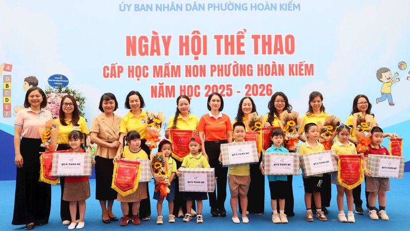 Sân chơi bổ ích cho học sinh mầm non phường Hoàn Kiếm