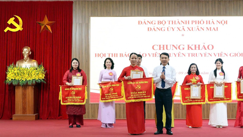 Dấu ấn từ Hội thi Báo cáo viên, Tuyên truyền viên giỏi ở Xuân Mai