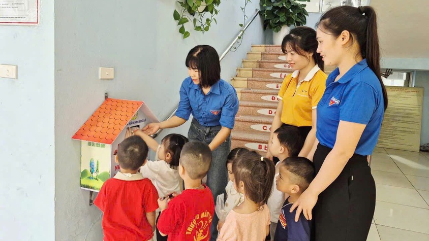 CHI ĐOÀN TRƯỜNG MẦM NON PHÙ LỖ TRIỂN KHAI MÔ HÌNH 
