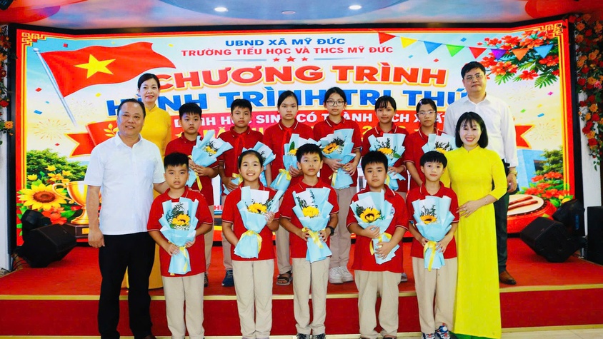 Trường TH& THCS Mỹ Đức tổ chức chương trình 