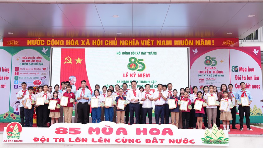 Xã Bát Tràng: Kỷ niệm 85 năm Ngày thành lập Đội TNTP Hồ Chí Minh