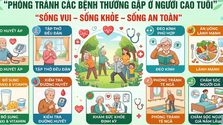 PHÒNG TRÁNH CÁC BỆNH THƯỜNG GẶP Ở NGƯỜI CAO TUỔI
