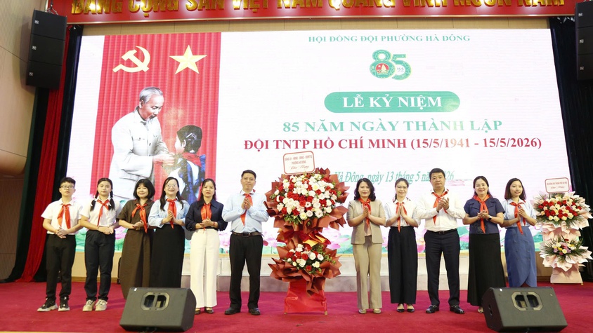 Hội Đồng Đội phường Hà Đông kỷ niệm 85 năm Ngày thành lập Đội TNTP Hồ Chí Minh