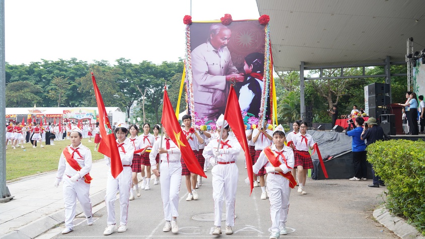 Phường Chương Mỹ tổ chức ngày hội măng non “85 mùa hoa – tự hào truyền thống đội”