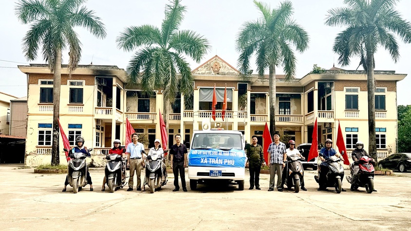 Trần Phú tổ chức tuyên truyền lưu động về an toàn thực phẩm trên địa bàn xã