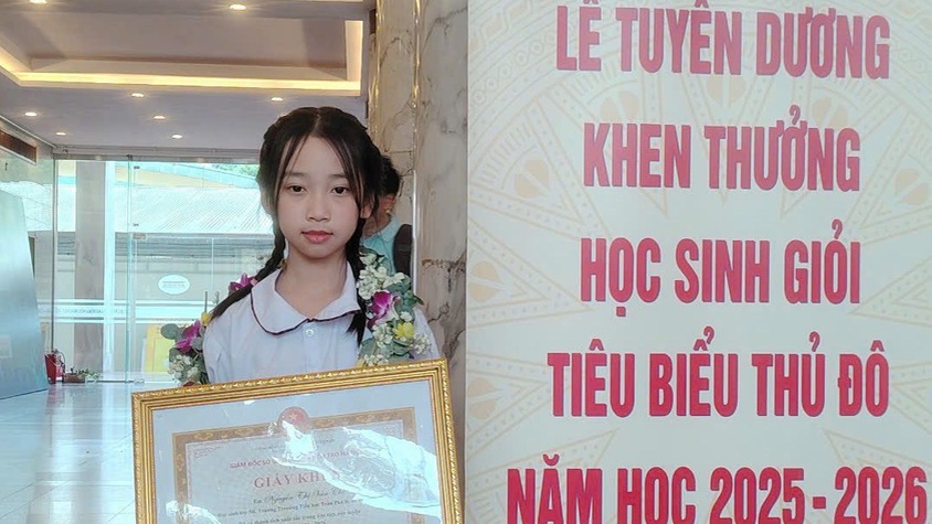 TRƯỜNG TIỂU HỌC TRẦN PHÚ B: VINH DANH HỌC SINH GIỎI TIÊU BIỂU THỦ ĐÔ NĂM HỌC 2025–2026