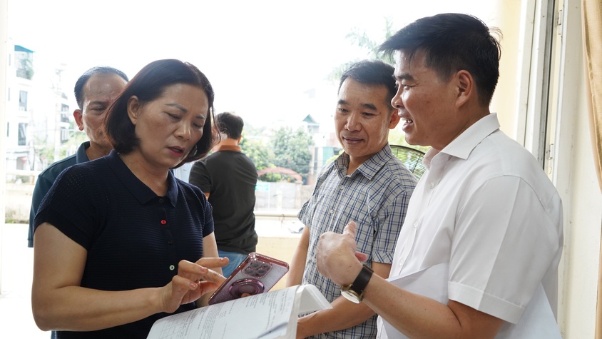 Phường Chương Mỹ tổ chức hội nghị đối thoại, tiếp thu ý kiến về công tác bồi thường, hỗ trợ, tái định cư dự án Quốc lộ 6 tại TDP Phúc Tiến