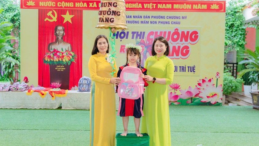 Trường Mầm non Phụng Châu tổ chức thành công Hội thi “Rung chuông vàng” năm học 2025–2026